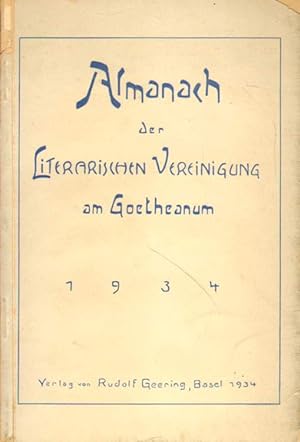 Image du vendeur pour Almanach fr 1934. mis en vente par Versandantiquariat Boller