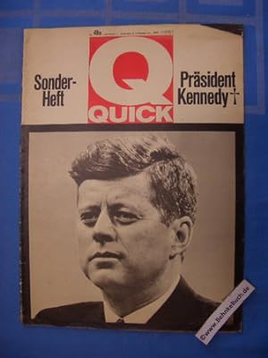 Bild des Verkufers fr Quick : Sonder-Heft Nr. 48a, 25. November 63. Prsident Kennedy. zum Verkauf von Antiquariat BehnkeBuch