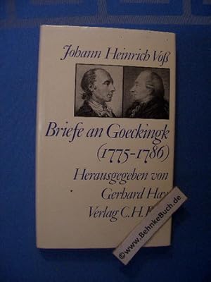 Bild des Verkufers fr Briefe an Goeckingk : 1775 - 1786. Herausgegeben von Gerhard Hay. zum Verkauf von Antiquariat BehnkeBuch