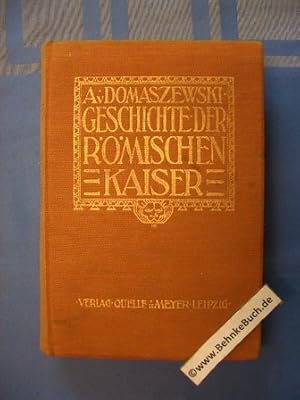 Bild des Verkufers fr Geschichte der rmischen Kaiser. Band 2. zum Verkauf von Antiquariat BehnkeBuch