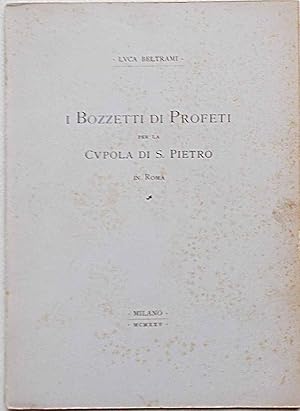 Bild des Verkufers fr I Bozzetti di Profeti per la Cupola di S. Pietro in Roma. zum Verkauf von S.B. Il Piacere e il Dovere