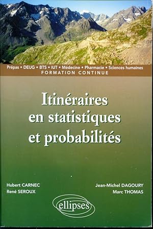 Imagen del vendedor de Itinraires en statistiques et probabilits a la venta por Librairie Le Nord