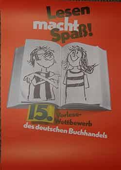 Seller image for Lesen macht Spa! Vorlesewettbewerb des Deutschen Buchhandels. (Poster). for sale by Wittenborn Art Books