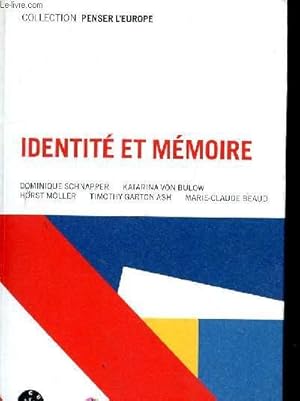 Seller image for IDENTITE ET MEMOIRE for sale by Le-Livre