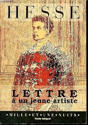 Seller image for LETTRE A UN JEUNE ARTISTE N35 for sale by Le-Livre