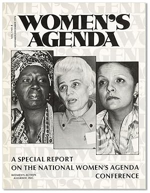 Seller image for Women's Agenda, Vol. 1, no. 8, November/December, 1976 for sale by Lorne Bair Rare Books, ABAA