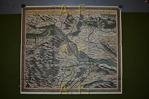 Landkarte von Wien und Umgebung, Verlag Matthäus Seutter, Augsburg, um 173/40, kolorierter Kupfer...