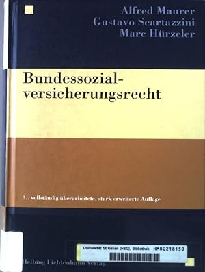 Seller image for Bundessozialversicherungsrecht. for sale by books4less (Versandantiquariat Petra Gros GmbH & Co. KG)