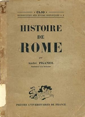 Bild des Verkufers fr HISTOIRE DE ROME (Clio) zum Verkauf von Le-Livre