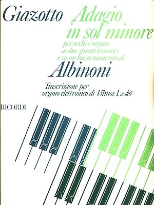 Bild des Verkufers fr Adagio in Sol minore zum Verkauf von Librodifaccia