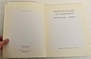 Seller image for Brooklyn College Art Department Past and Present 1942-1977 for sale by Mullen Books, ABAA