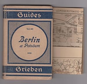 Berlin et Potsdam 1922. Guide pratique. 2eme édition avec 8 cartes et 7 plans