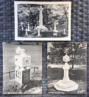 Three Vintage Promotional Photographs of Sundials from Stewart McGlashen & Son, Edinburgh, Scotland