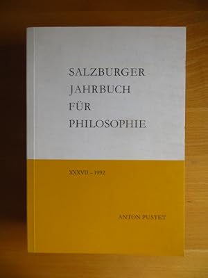 Immagine del venditore per Salzburger Jahrbuch fr Philosophie. 1960 - venduto da Antiquariat Blschke