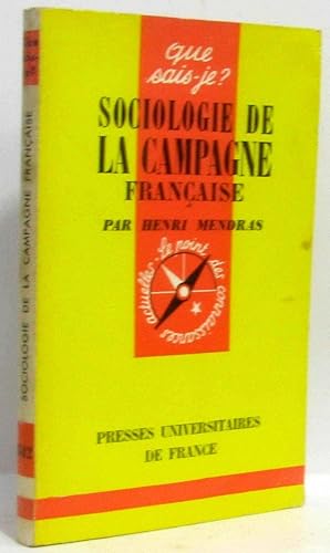 Seller image for Sociologie de la campagne franaise for sale by crealivres