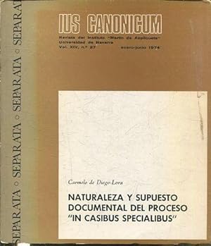 NATURALEZA Y SUPUESTO DOCUMENTAL DEL PROCESO "IN CASIBUS SPECIALIBUS".