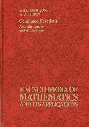 Imagen del vendedor de Continued Fractions: Analytic Theory and Applications. a la venta por Antiquariat Bernhardt