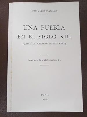 Imagen del vendedor de UNA PUEBLA EN EL SIGLO XIII (CARTAS DE POBLACIN DE EL ESPINAR) a la venta por LIBRERIA AZACAN