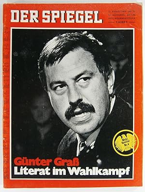 Der Spiegel. Günter Graß. Literat im Wahlkampf. 11. August 1969. Nr. 33.
