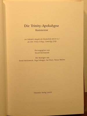 Immagine del venditore per Die Trinity-Apokalypse: Kommentar Zur Faksimile-Ausgabe Der Handschrift MS R.16.2 Aus Dem Trinity College, Cambridge (UK) venduto da RON RAMSWICK BOOKS, IOBA