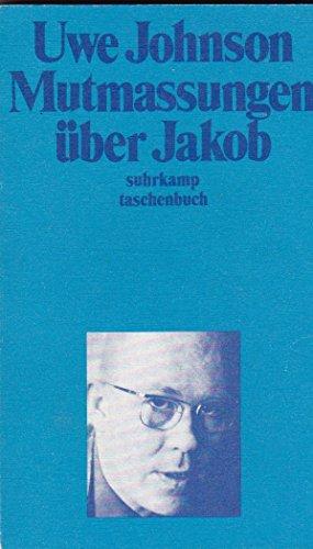 Bild des Verkufers fr Mutmassungen ber Jakob. Roman. Mit einer Zeittafel. - (=Suhrkamp-Taschenbuch,st 147). zum Verkauf von BOUQUINIST