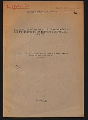 Las terrazas cuaternarias del Rio Jarama en las inmediaciones de San Fernando y Torrelaguna (Madr...