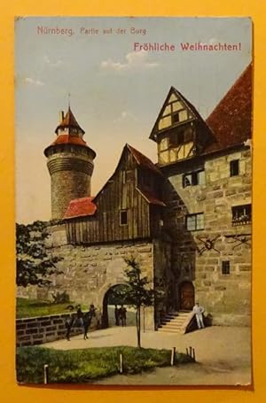 Bild des Verkufers fr Ansichtskarte AK Nrnberg. Partie auf der Burg (Frhliche Weihnachten) zum Verkauf von ANTIQUARIAT H. EPPLER