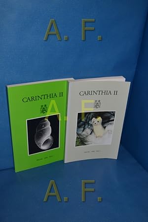 Bild des Verk�ufers f�r Carinthia II. 186. Jahrgang der Gesamtreihe / 106. Jahrgang der Carinthia II - 1996 / Mitteilungen des Naturwissenschaftlichen Vereins f�r K�rnten (in 2 B�nden) Teil 1 und Teil 2 zum Verkauf von Antiquarische Fundgrube e.U.
