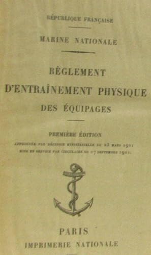 Règlement d'entraînement physique des équipages - marine nationale