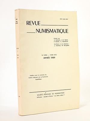 Imagen del vendedor de Revue de Numismatique - VIe Srie , Tome XXXI ( 31 ), Anne 1989 a la venta por Librairie du Cardinal