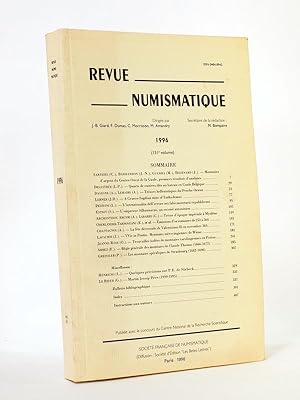 Imagen del vendedor de Revue de Numismatique - Anne 1996 , 151e volume a la venta por Librairie du Cardinal