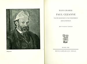 Image du vendeur pour Paul Cezanne nach eigenen und fremden Zeugnissen. mis en vente par ANTIQUARIAT MATTHIAS LOIDL