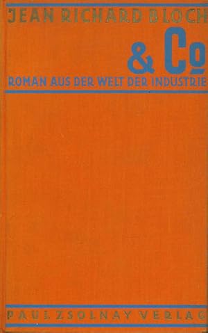 Bild des Verkufers fr Co. Roman aus der Welt der Industrie. Vorwort von Romain Rolland. bertr. von Paul Amann. zum Verkauf von ANTIQUARIAT MATTHIAS LOIDL