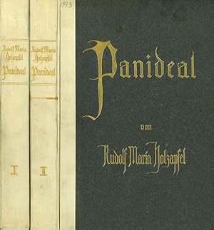 Imagen del vendedor de Panideal. Das Seelenleben und seine soziale Neugestaltung. a la venta por ANTIQUARIAT MATTHIAS LOIDL