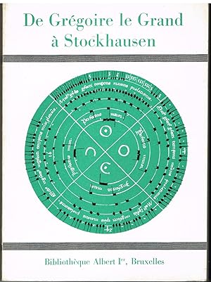 Seller image for De grgoire le grand  stockhausen douze sicles de notations musicale for sale by Librairie l'Aspidistra