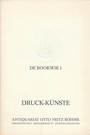 Seller image for Druck - Knste. De Bookwik 1. for sale by Antiquariat Carl Wegner