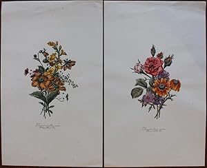 Two floral large prints