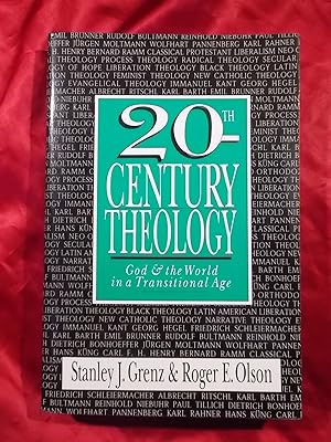 Seller image for 20TH CENTURY THEOLOGY: GOD AND THE WORLD IN A TRANSITIONAL AGE for sale by Gage Postal Books