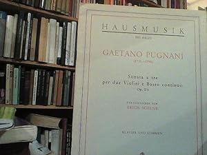 Sonata a tre per due Violini e Basso continuo Op. I/3. Herausgegeben von Erich Schenk