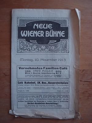 Neue Wiener Bühne - Montag, 10. November 1913 - Abschieds-Vorstellung Gertrud Eysoldt "Die Parise...