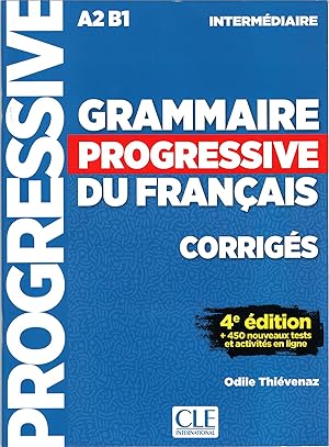 Grammaire progressive du franÇais intermdiaire corriges - 4ªed.