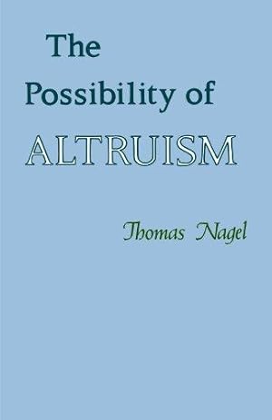 Seller image for The Possibility of Altruism for sale by Westsider Rare & Used Books Inc.