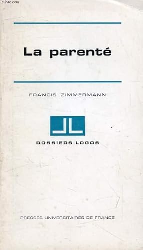 Image du vendeur pour LA PARENTE (Dossiers Logos) mis en vente par Le-Livre