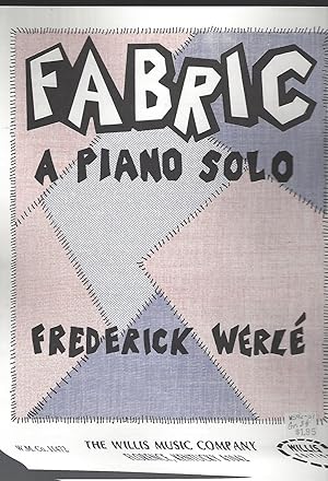 Image du vendeur pour Fabric - A Piano Solo mis en vente par Vada's Book Store