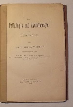Image du vendeur pour Zur Pathologie Und Hydrotherapie Der Lungenphthise mis en vente par Lola's Antiques & Olde Books