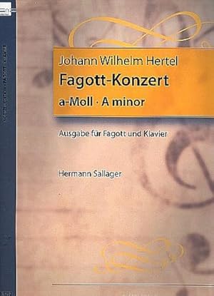 Bild des Verkufers fr Konzert a-Mollfr Fagott und Orchester : fr Fagott und Klavier zum Verkauf von AHA-BUCH GmbH