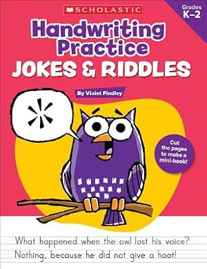 Seller image for Handwriting Practice: Jokes & Riddles, Grades K-2: 40+ Reproducible Practice Pages That Motivate Kids to Improve Their Handwriting (Paperback or Softback) for sale by BargainBookStores