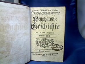 Westphälische Geschichte mit vielen Kupfern. 4 Teile in 4 Bänden. Mit zus. 73 Tafeln auf denen se...