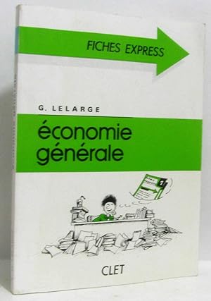 Seller image for Economie Generale for sale by crealivres