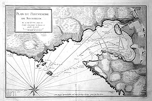 Bild des Verkufers fr Plan du Portvendre en Roussillon" - Port-Vendres Roussillon map carte Karte Hafen harbour port gravure zum Verkauf von Antiquariat Steffen Vlkel GmbH